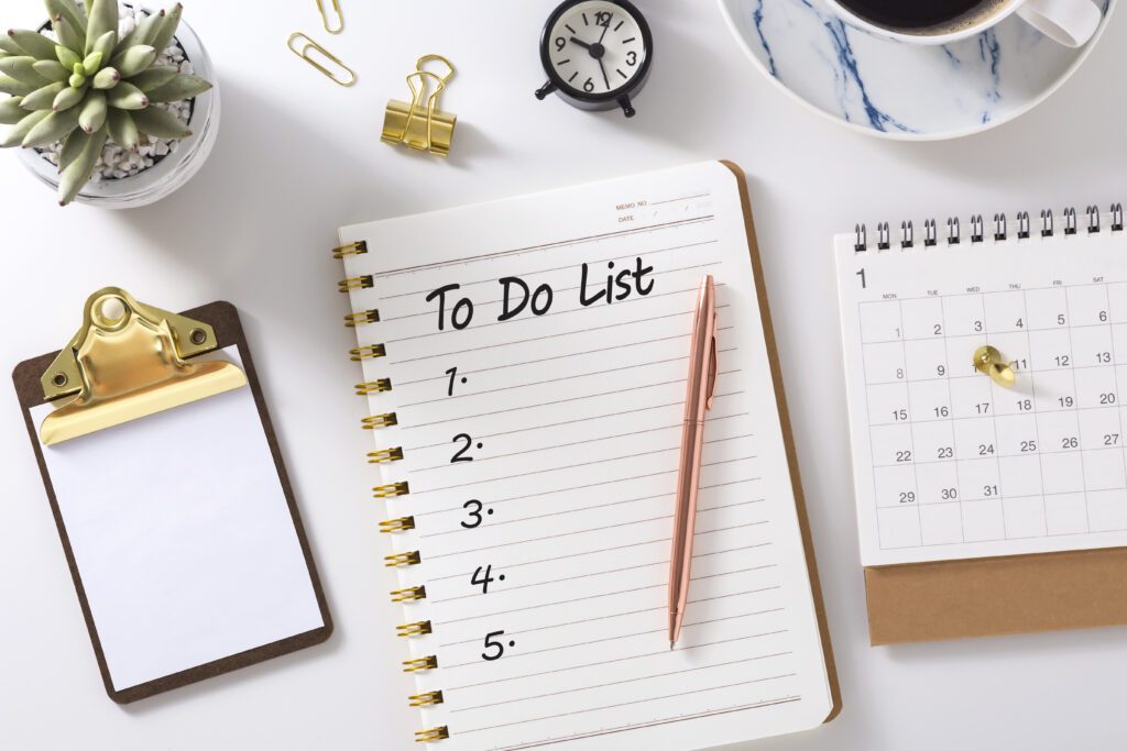 to do list for administration support